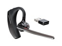 Plantronics 206110-101 Voyager 5200 UC Bluetooth Headset - Black &amp; Large Ear Tip with Foam Covers for Voyager 5200 Series
