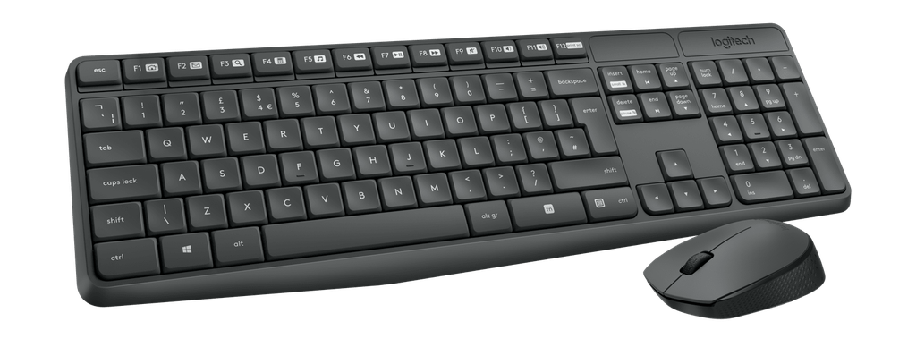 CLAVIER SOURIS SANS FIL LOGITECH MK235