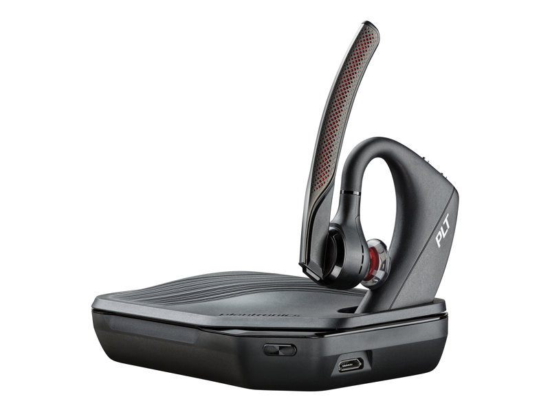 HEADSET Plantronics  Voyager 5200 UC Bluetooth - Black &amp; Large Ear Tip with Foam Covers for Voyager 5200 Series